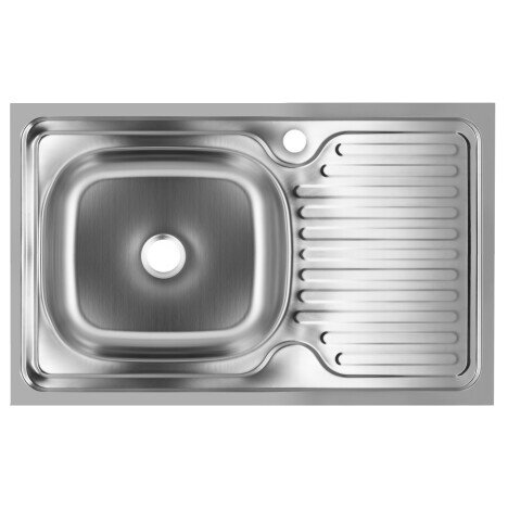 Chiuveta pentru bucatarie Freddo ERT-SN 7002S, Inox, Cuva stanga, 76x43.5cm